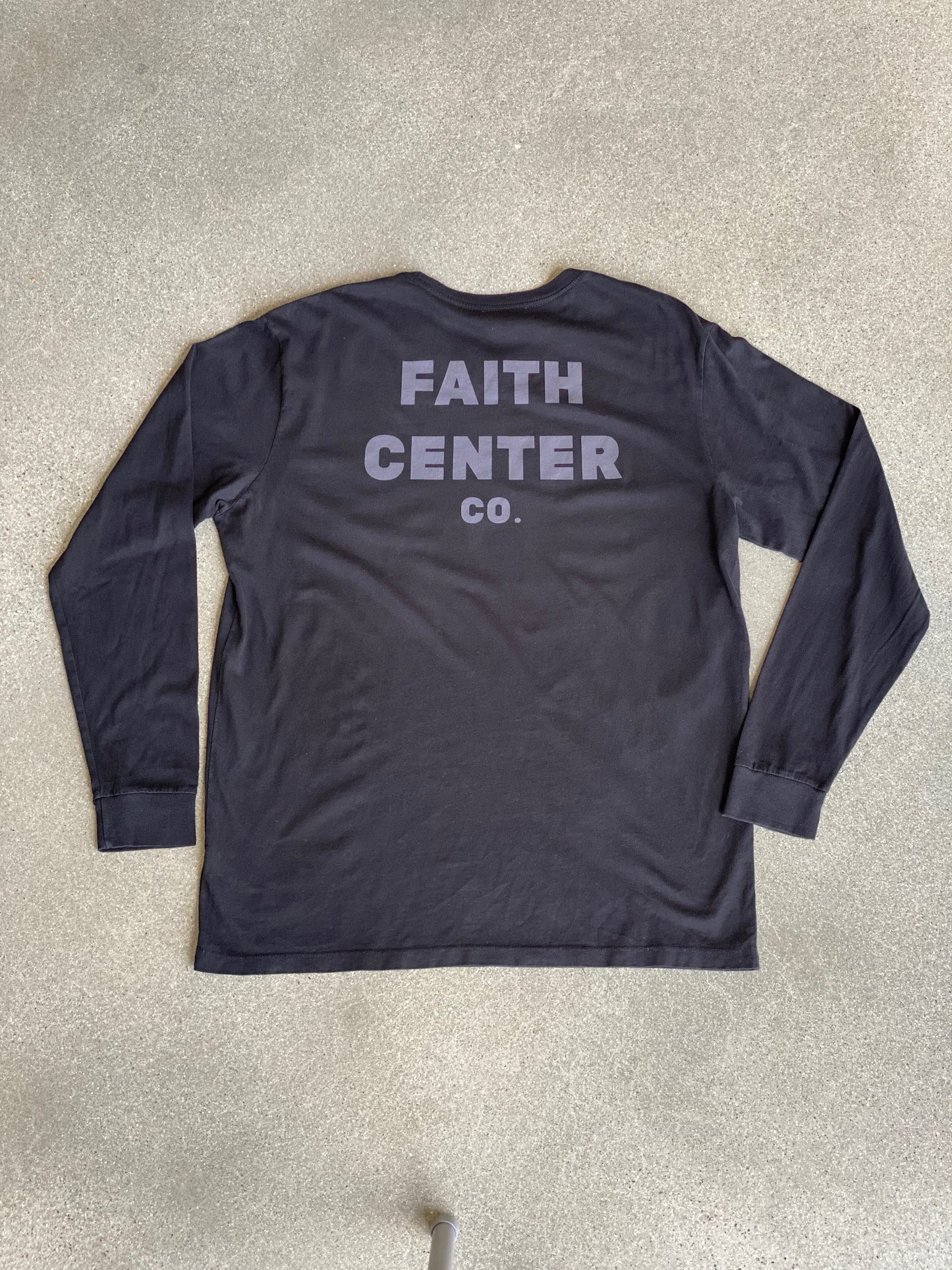 Faith Center Co. Long Sleeve Logo Tee