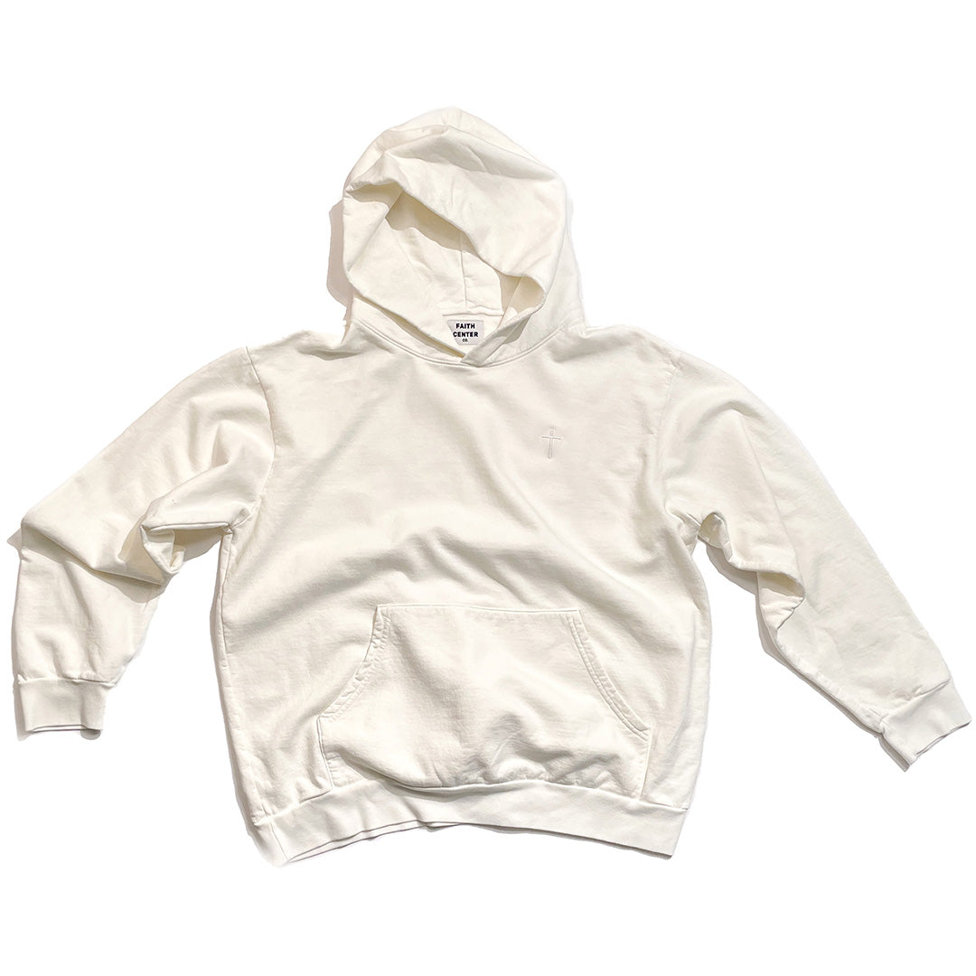 Blank cream hoodie hot sale