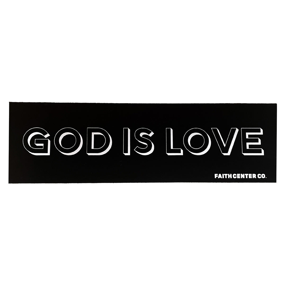 God Is Love Sticker